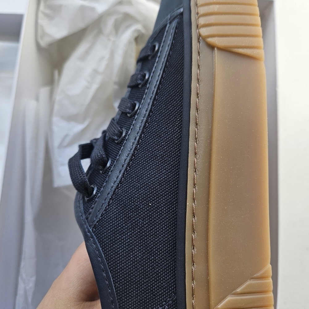 NWT Me+Em Navy Canvas Sneakers Size 38 - Picture 4 of 6